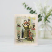 パリファッション – はがき/招待状/出欠 インビテーションポストカード (スタンド正面)