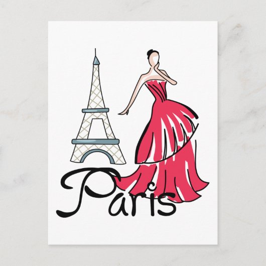 パリファッション ポストカード (正面)