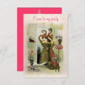 パリファッション～招待状/ RSVP #18 招待状 (正面/裏面)