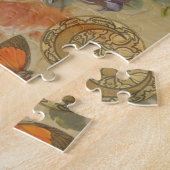 パリフラッパーアールデコピーコックヴィンテージ ジグソーパズル (側面)