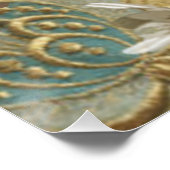 パリフラッパーアールデコピーコックヴィンテージ ポスター (コーナー)