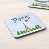 パリフランスのとエッフェルタワー コースター (左側)