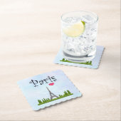 パリフランスのとエッフェルタワー ペーパーコースター (インサイチュ)