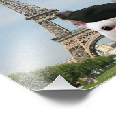 パリフランスののブルドッグ フォトプリント            (角)