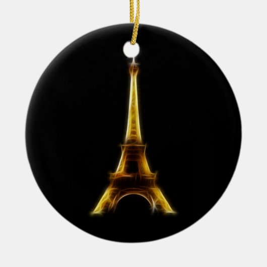 パリフランスのエッフェル塔 セラミックオーナメント (正面)