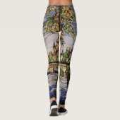 パリフランスのステンドグラス窓2 レギンス (裏面)