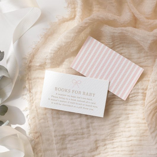 パリフランスのバウ赤ちゃんシャワーブックベビー エンクロージャーカード