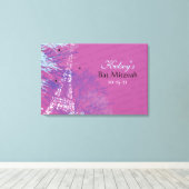 パリフランスのフランスバーバルミツワーサインイン委員会 キャンバスプリント (インサイチュ (ウッドフロア))