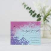 パリフランスのフランス人のバーのバルミツワーの応答カード 出欠カード (スタンド正面)