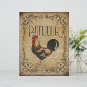 パリフランスのボンジュールルースタースクラップブック紙 (スタンド正面)