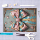 パリフランスのロココボウ2デコページ紙 薄葉紙 (クラフト)