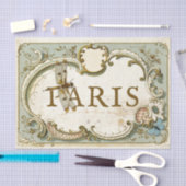 パリフランスのヴィンテージフレームトンフライ 薄葉紙 (クラフト)