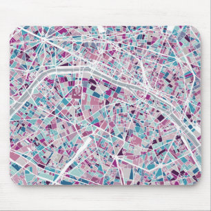 パリフランスの地図 マウスパッド