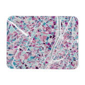 パリフランスの地図 マグネット (横)