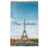 パリフランスの美しい写真 カレンダー (カバー)