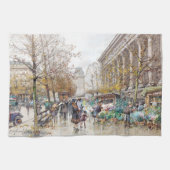 パリフランスの通り場面によっては台所タオルが開花します キッチンタオル (横)