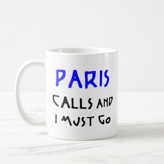 パリフランスの電話 コーヒーマグカップ (左)