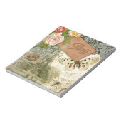 パリフランスアンティークアートワークコラージュフランスのエッフェル ノートパッド (回転)