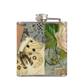 パリフランスアンティークアートワークコラージュフランスのエッフェル フラスク (裏面)