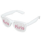 パリフランスエッフェルタワーカッコいいピンク レトロサングラス (アングル)