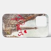 パリフランスエッフェルタワーケースメイトiPhone 13ケース Case-Mate iPhoneケース (裏面 (横))