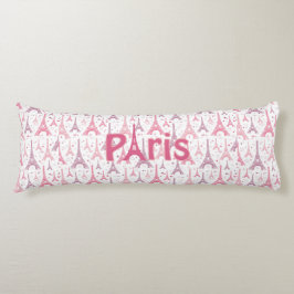 パリフランスエッフェルタワーピンクパープルヨーロッパ ボディピロー