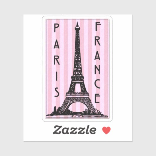 パリフランスエッフェルタワーレトロトラベフランスのル シール (シート)