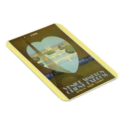 パリフランスエッフェルタワーヴィンテージオリエ表現ント マグネット (右側)