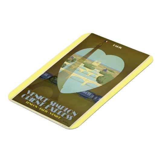 パリフランスエッフェルタワーヴィンテージオリエ表現ント マグネット (左側)