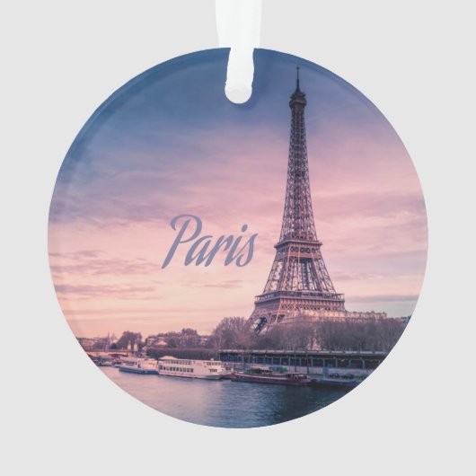 パリフランスエッフェルタワー オーナメント (裏面)