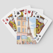 パリフランスエッフェルタワー | 水彩欧州産 トランプ (裏面)