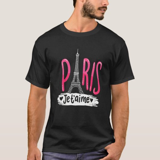 パリフランスエッフェルタワー Tシャツ (正面)