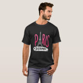 パリフランスエッフェルタワー Tシャツ (正面フル)