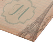 パリフランスエッフェル塔のShabのガラスまな板 カッティングボード (角)