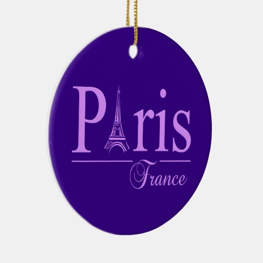 パリフランスオーナメントカスタマイズ、 セラミックオーナメント (右)