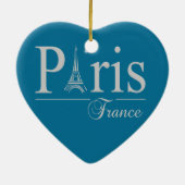 パリフランスオーナメント、両面 セラミックオーナメント (裏面)