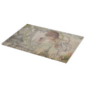 パリフランスガールかわいらしエッフェル カッティングボード (角)