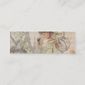 パリフランスガールかわいらしエッフェル スキニー名刺 (裏面)