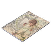 パリフランスガールかわいらしエッフェル ノートブック (左側)