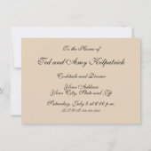 パリフランスガールかわいらしエッフェル 招待状 (裏面)