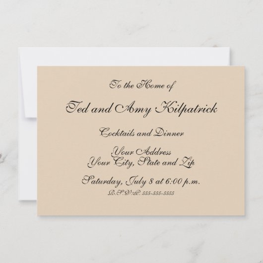 パリフランスガールかわいらしエッフェル 招待状 (裏面)