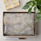 パリフランスガールかわいらしエッフェル 薄葉紙 (ギフト)