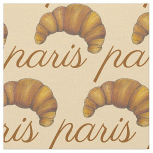 パリフランスクロフランスのワッサンペストリーベーカリー食品 ファブリック