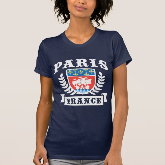 パリフランスコートオブアームズ Tシャツ (正面)