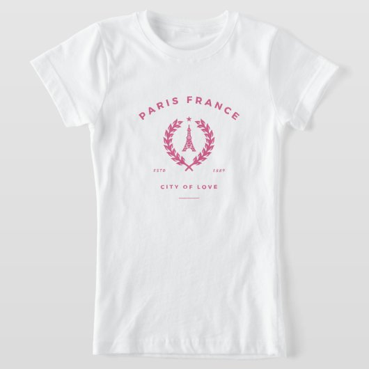 パリフランスシティオブラヴ Tシャツ (レイダウン)