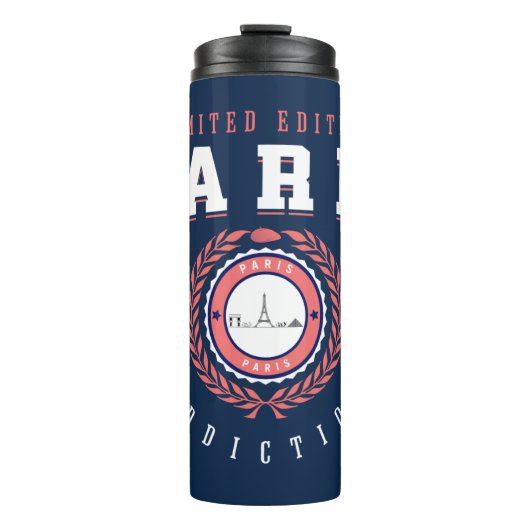 パリフランスシティトラベラースポーツスタイル タンブラー (正面)