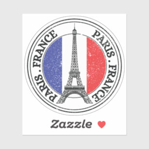 パリフランスシールステッカーラウンド シール