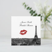 パリフランススカイラインキス#1 BWブライダルシャワー 招待状 (スタンド正面)