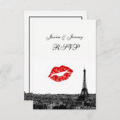 パリフランススカイラインキス#1 BW RSVP #1 (正面/裏面)