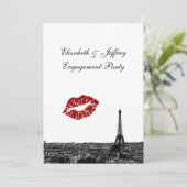 パリフランススカイラインキス#1 BW V婚約V 招待状 (スタンド正面)